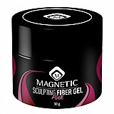פייבר ג'ל שקוף ורדרד Fiber Gel PINK 30G פייבר ג'ל שקוף ורדרד Fiber Gel PINK 30G