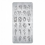 פלטת חותמות - Line Art Women פלטת חותמות - Line Art Women