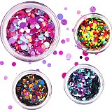 קונפטי לקישוטי ציפורניים-Round Ultrathin Sequins קונפטי לקישוטי ציפורניים-Round Ultrathin Sequins